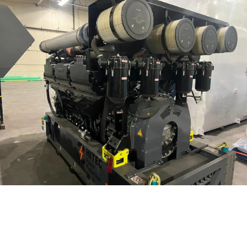 HITEC PowerPRO 2700 DRUPS Units, 13.14MW, w/Sound Suppression Enclosur ...